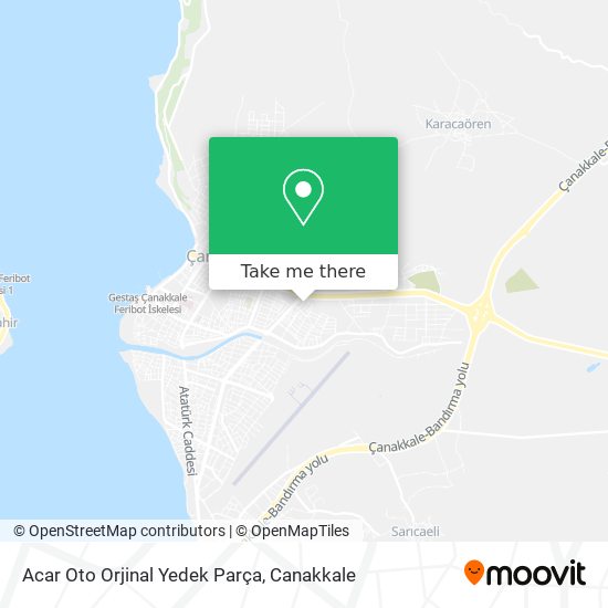 Acar Oto Orjinal Yedek Parça map