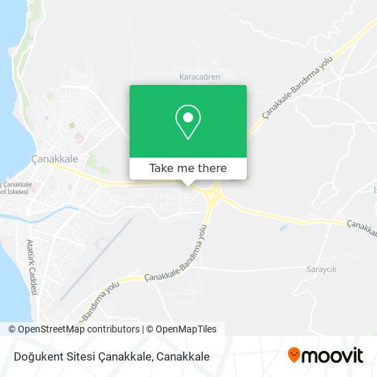 Doğukent Sitesi Çanakkale map