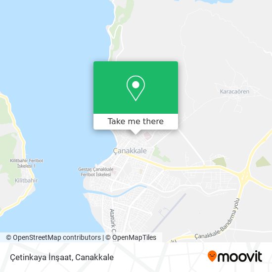 Çetinkaya İnşaat map