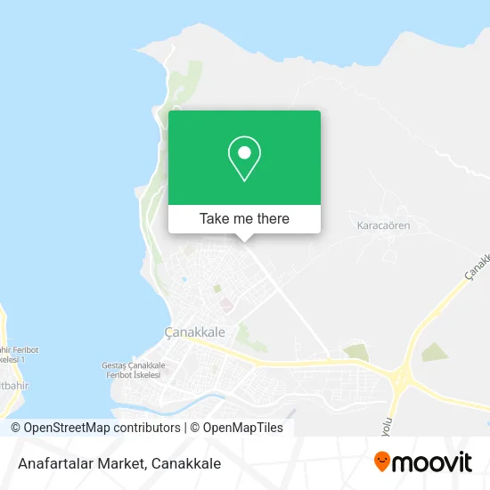 Anafartalar Market map