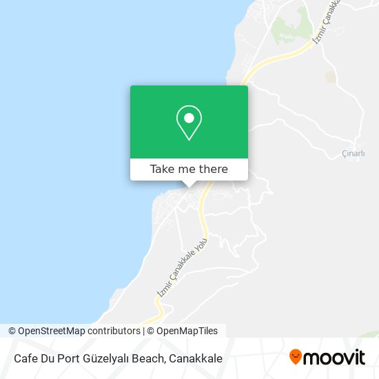 Cafe Du Port Güzelyalı Beach map