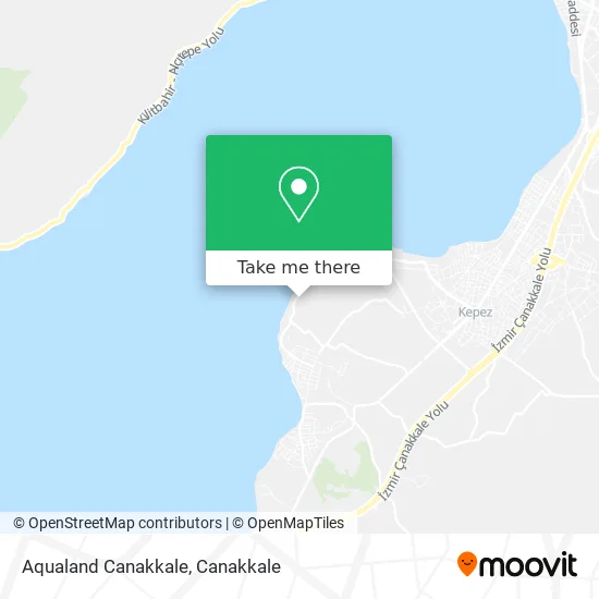Aqualand Canakkale map