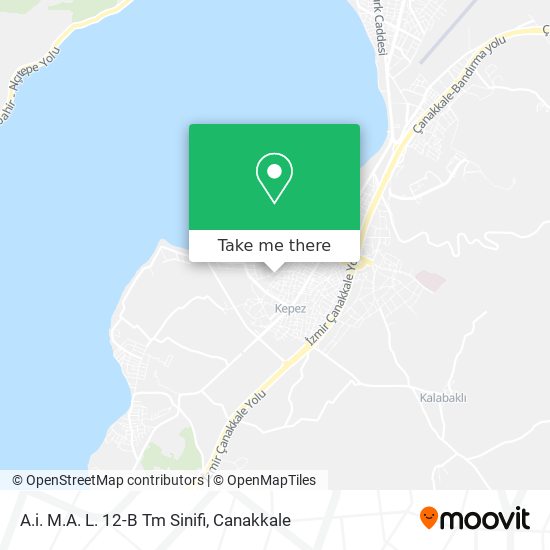 A.i. M.A. L. 12-B Tm Sinifi map