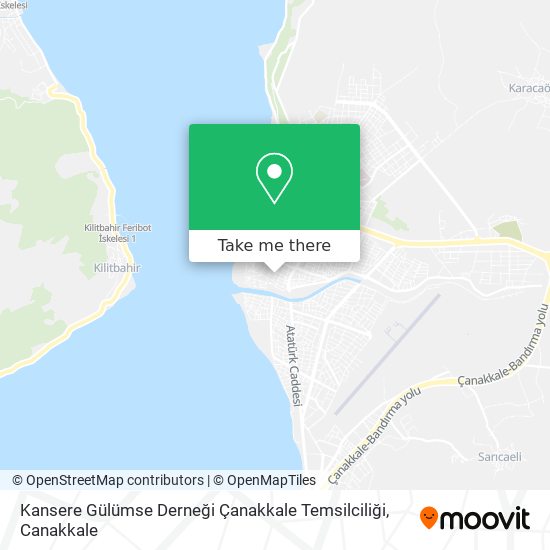 Kansere Gülümse Derneği Çanakkale Temsilciliği map