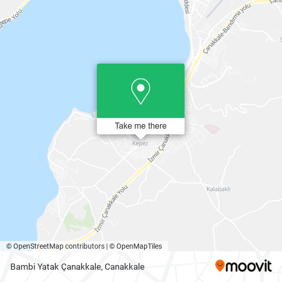 Bambi Yatak Çanakkale map