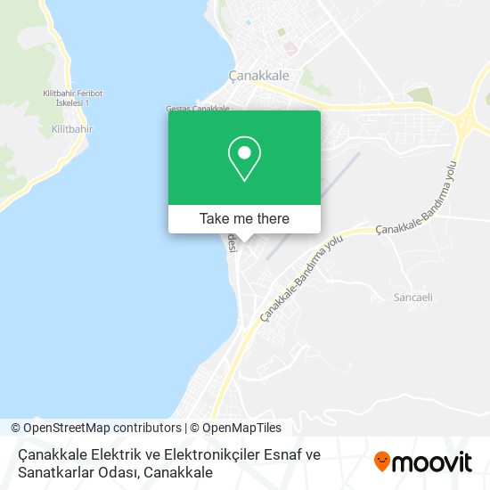Çanakkale Elektrik ve Elektronikçiler Esnaf ve Sanatkarlar Odası map
