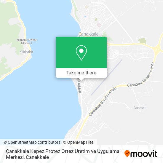 Çanakkale Kepez Protez Ortez Uretim ve Uygulama Merkezi map