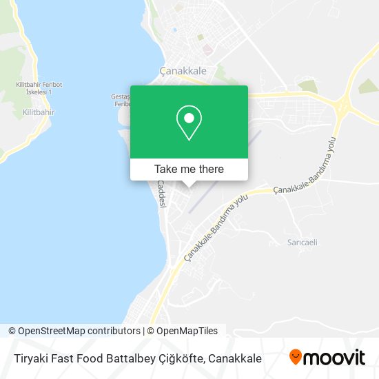 Tiryaki Fast Food Battalbey Çiğköfte map