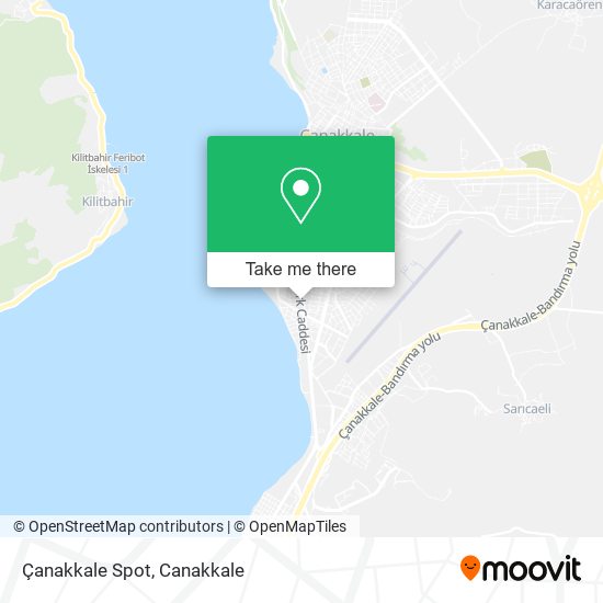 Çanakkale Spot map