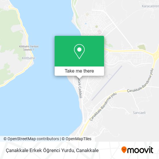 Çanakkale Erkek Öğrenci Yurdu map