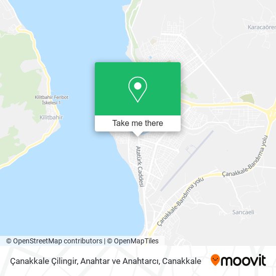 Çanakkale Çilingir, Anahtar ve Anahtarcı map
