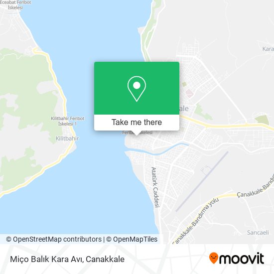 Miço Balık Kara Avı map