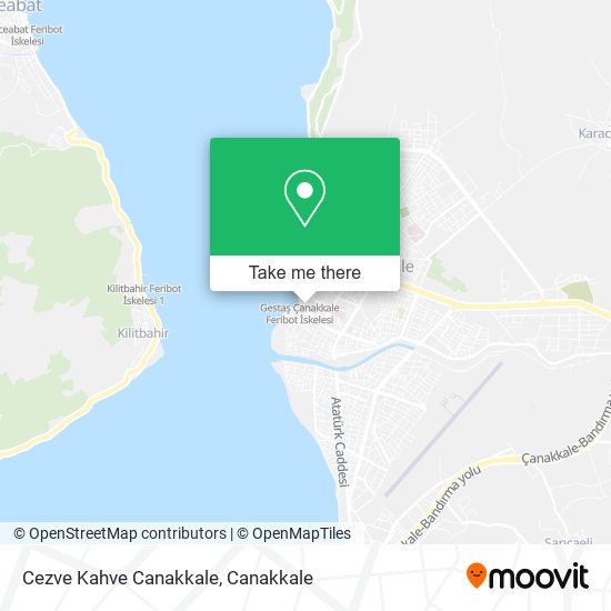 Cezve Kahve Canakkale map