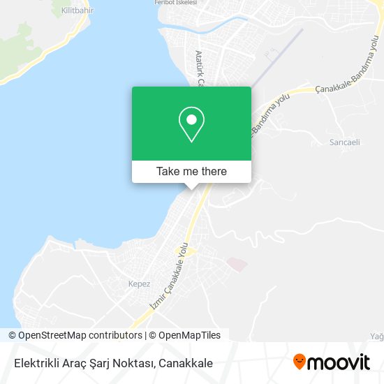 Elektrikli Araç Şarj Noktası map