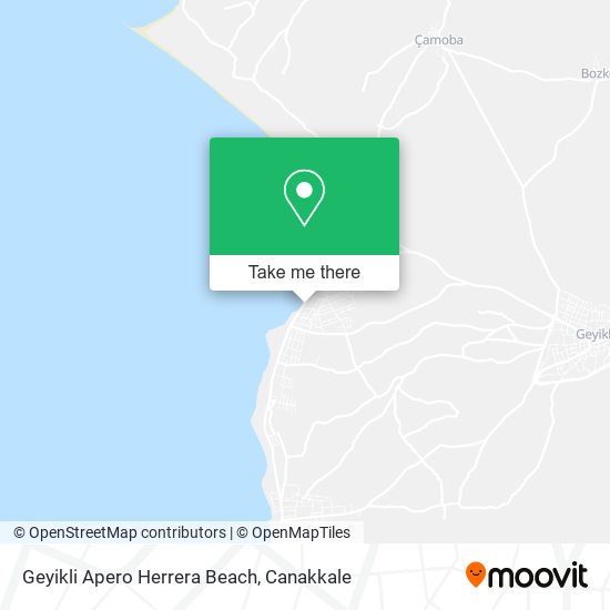 Geyikli Apero Herrera Beach map