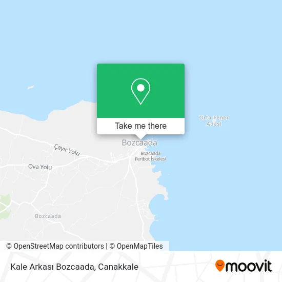 Kale Arkası Bozcaada map