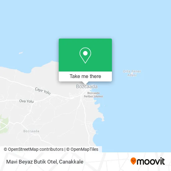 Mavi Beyaz Butik Otel map