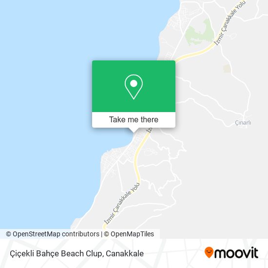 Çiçekli Bahçe Beach Clup map