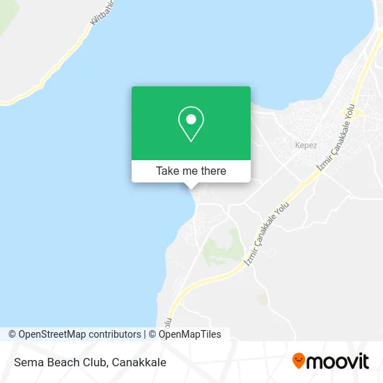 Sema Beach Club map