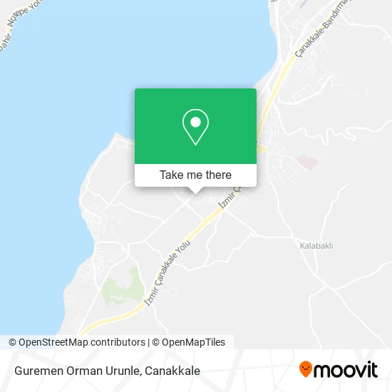 Guremen Orman Urunle map