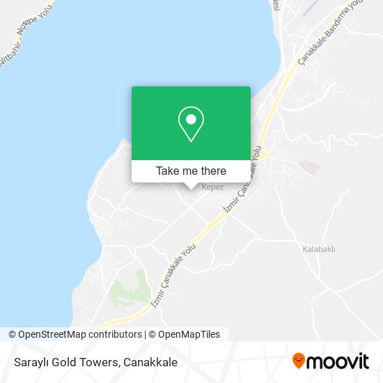Saraylı Gold Towers map