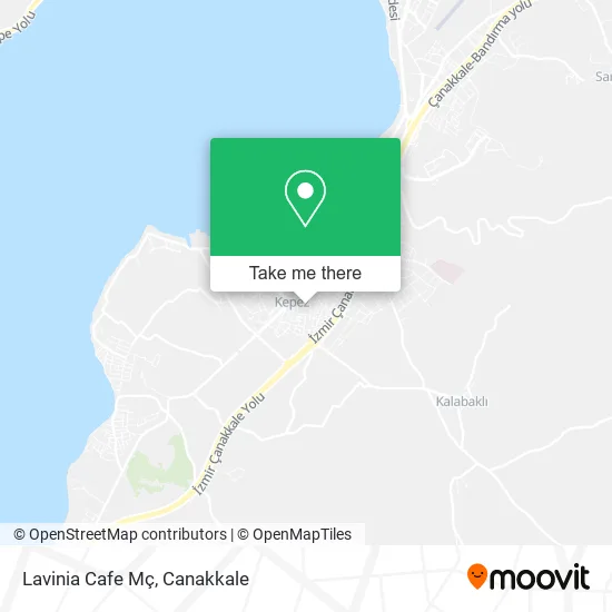 Lavinia Cafe Mç map