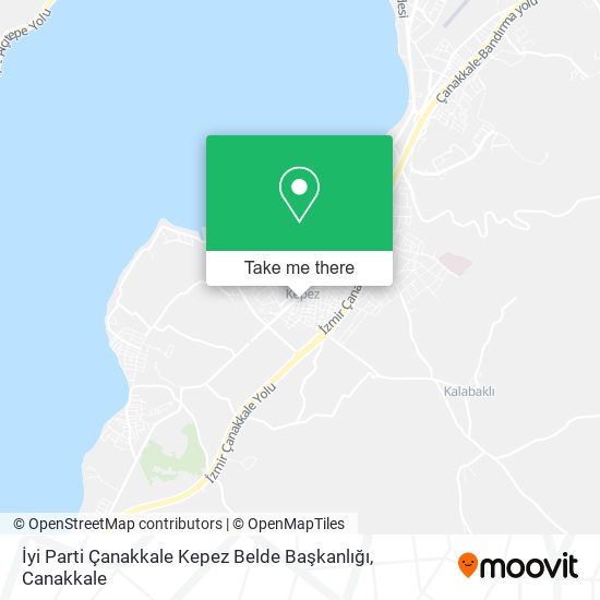 İyi Parti Çanakkale Kepez Belde Başkanlığı map