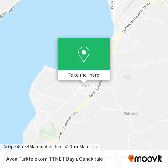 Avea Turktelekom TTNET Bayii map