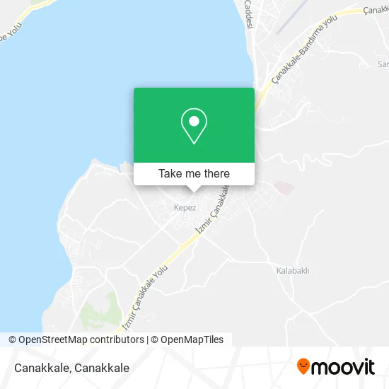 Canakkale map