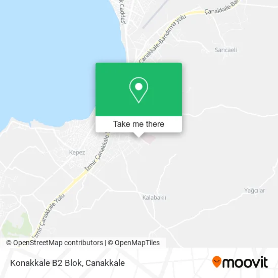 Konakkale B2 Blok map