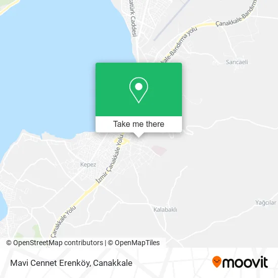 Mavi Cennet Erenköy map