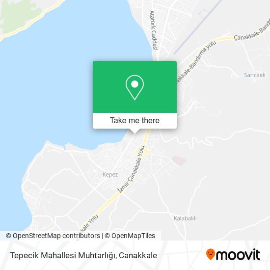 Tepecik Mahallesi Muhtarlığı map