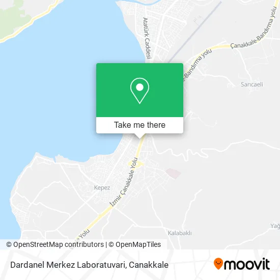 Dardanel Merkez Laboratuvari map