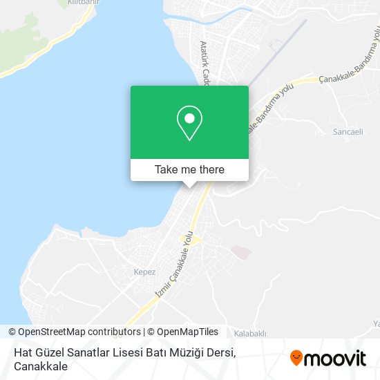 Hat Güzel Sanatlar Lisesi Batı Müziği Dersi map