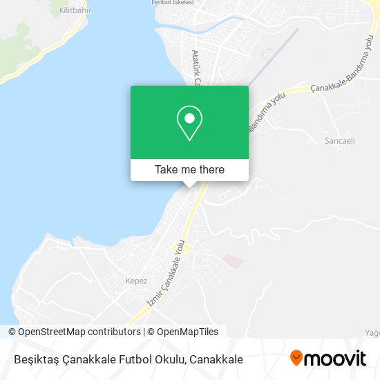 Beşiktaş Çanakkale Futbol Okulu map