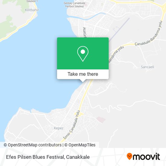 Efes Pilsen Blues Festival map