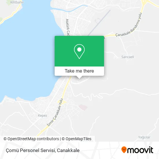 Çomü Personel Servisi map