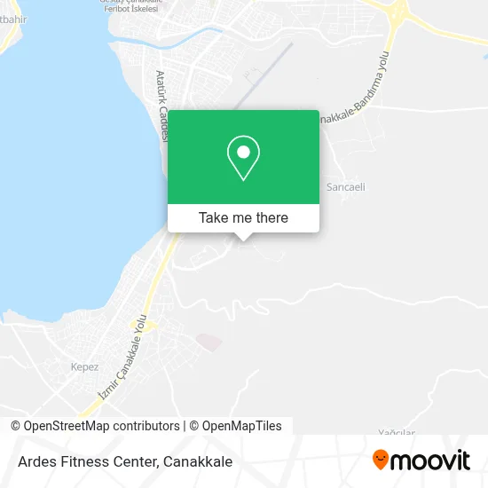 Ardes Fitness Center map