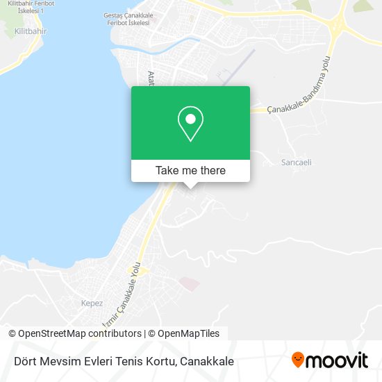 Dört Mevsim Evleri Tenis Kortu map