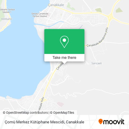 Çomü Merkez Kütüphane Mescidi map
