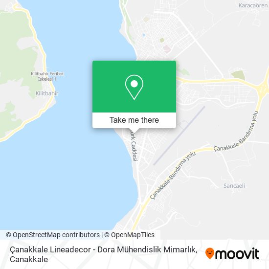 Çanakkale Lineadecor - Dora Mühendislik Mimarlık map