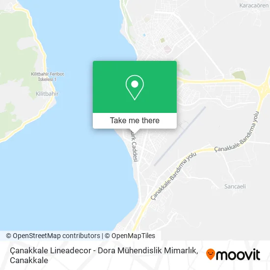 Çanakkale Lineadecor - Dora Mühendislik Mimarlık map