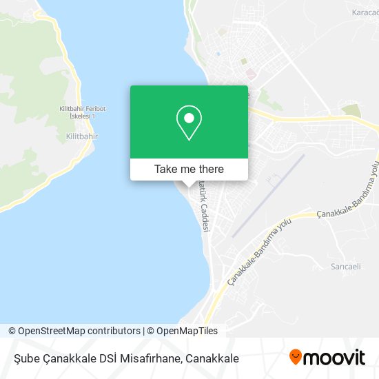 Şube Çanakkale DSİ Misafirhane map