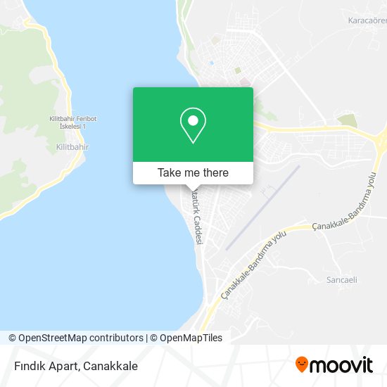 Fındık Apart map