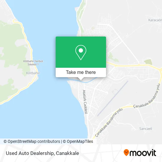 Used Auto Dealership map