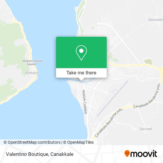 Valentino Boutique map