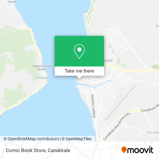 Comic Book Store map