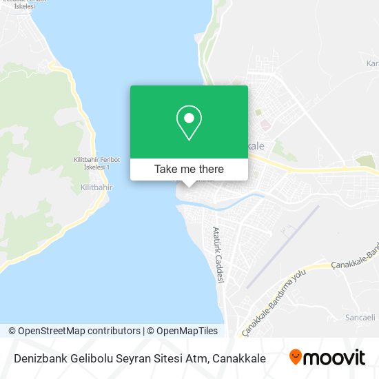 Denizbank Gelibolu Seyran Sitesi Atm map