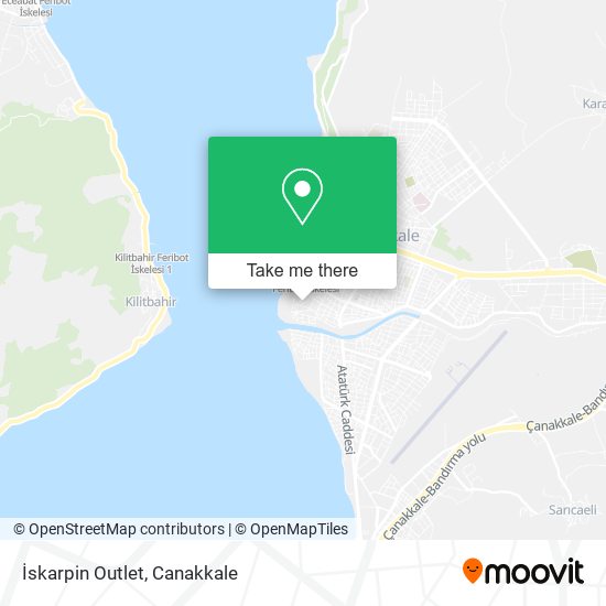 İskarpin Outlet map