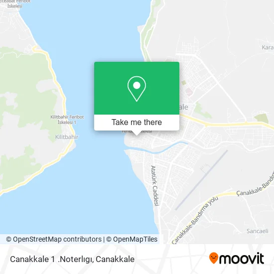 Canakkale 1 .Noterlıgı map